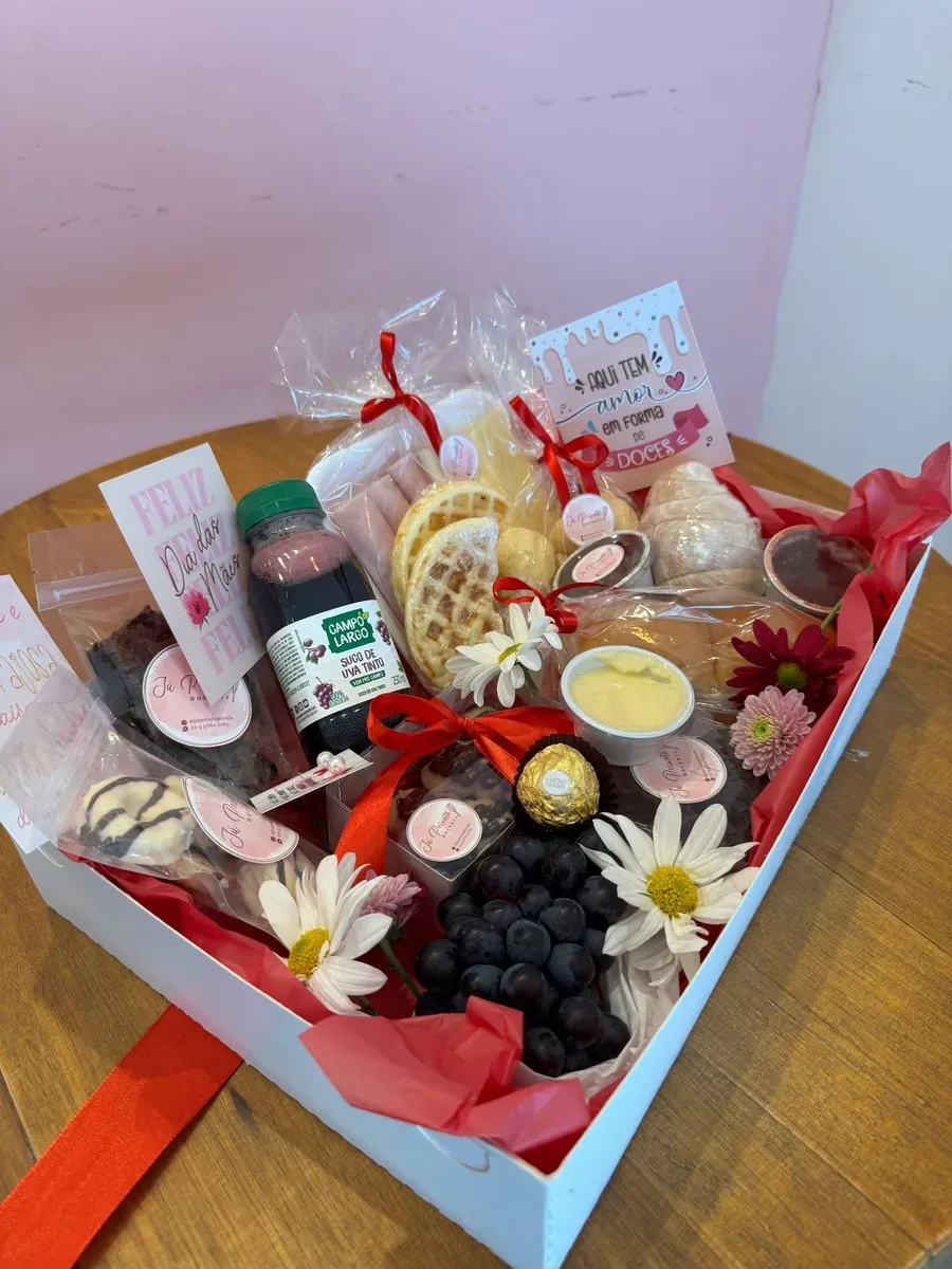Box amor - Café da manhã grande  artesanal