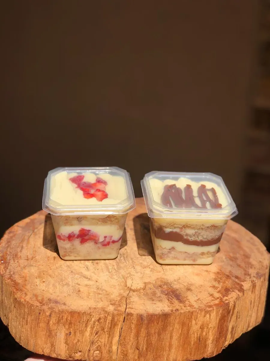 Bolo no pote  artesanal