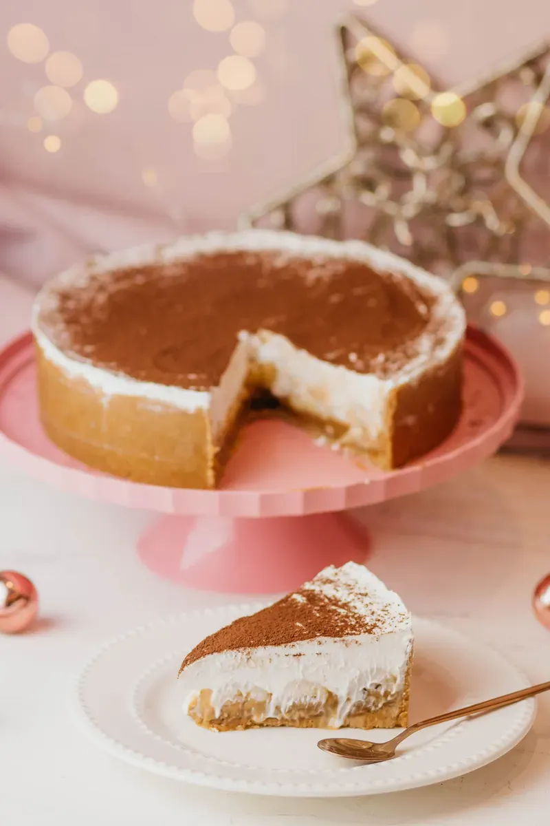 Fatia de banoffe artesanal