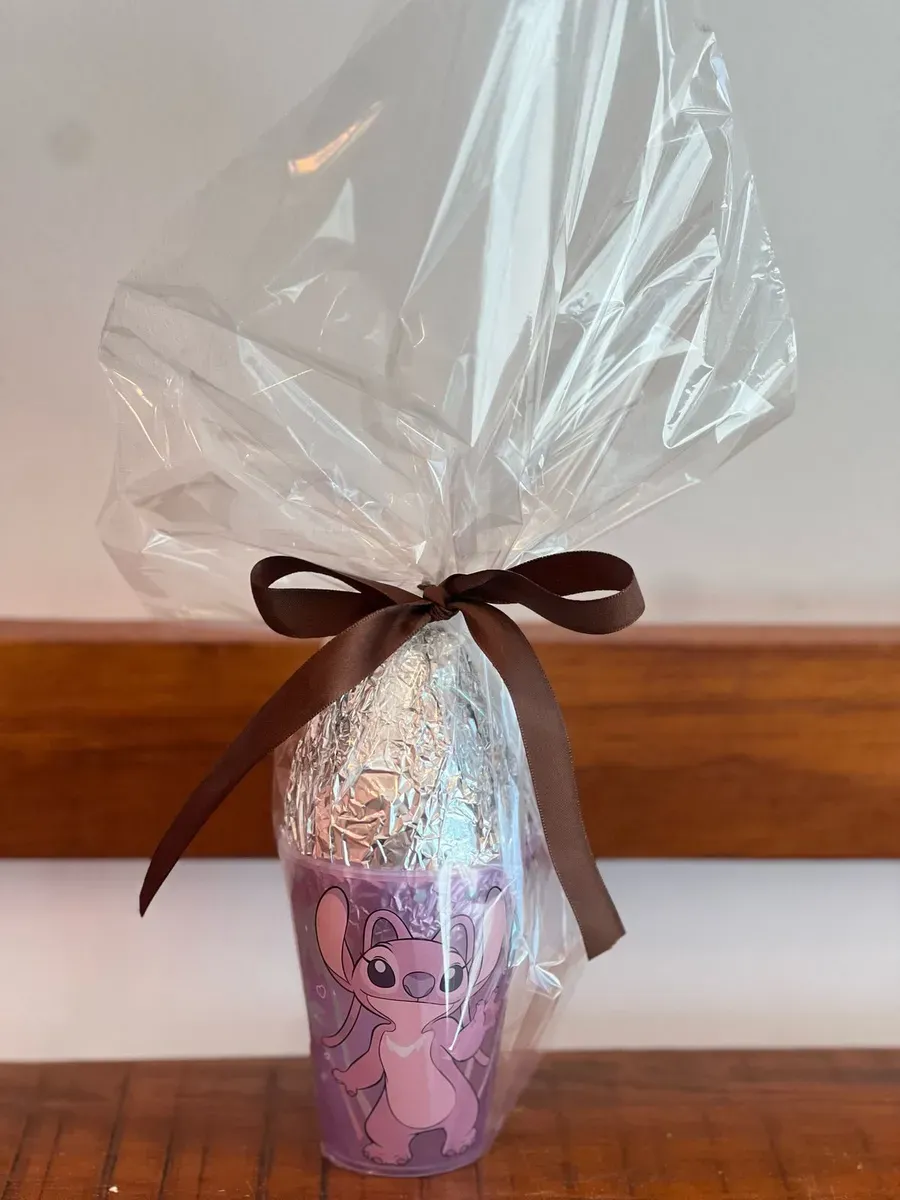 Ovo de Chocolate ao Leite + Copo Temático artesanal